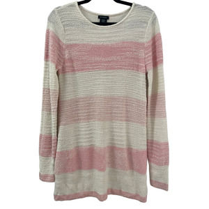 Calvin Klein Jeans Striped Knit Sweater Medium